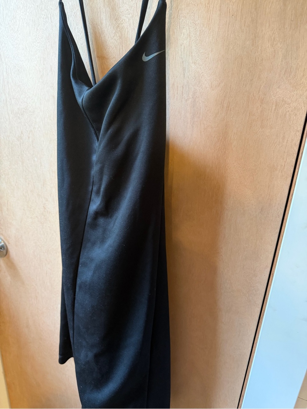 Nike Black Slip Dress with Swoosh